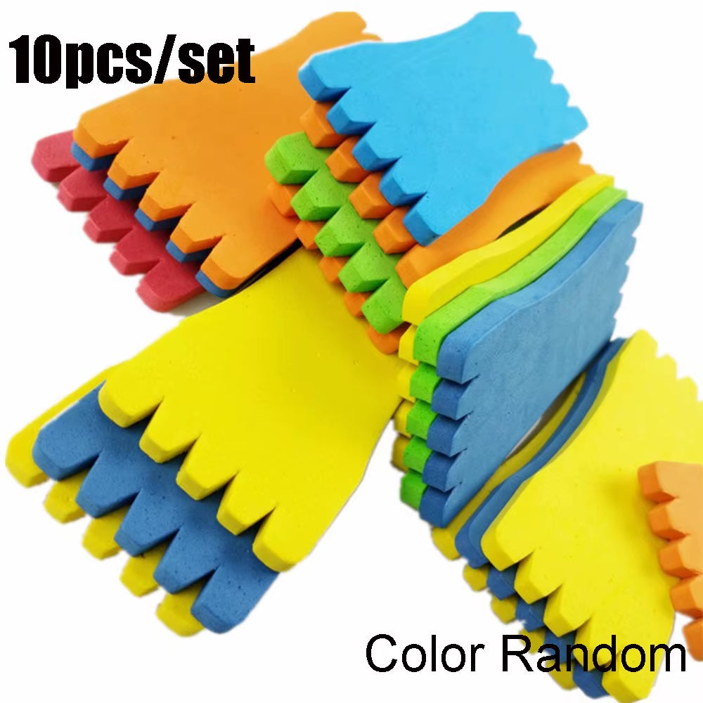 10 Pcs/Lot EVA Foam Fishing Line Plate Portable Winding Board 8/10/12/14 Cm Carp Lures Trace Wire Leader Swivel Fishing Tackles