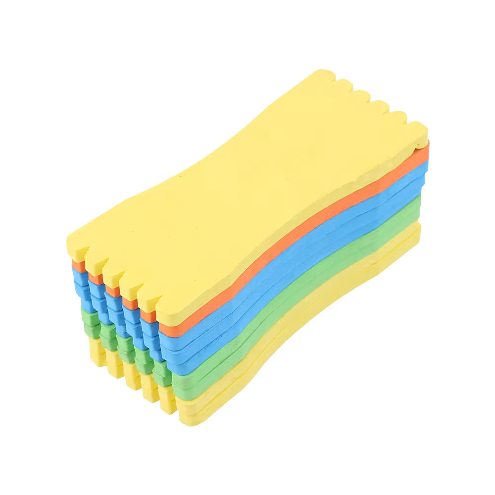 10 Pcs/Lot EVA Foam Fishing Line Plate Portable Winding Board 8/10/12/14 Cm Carp Lures Trace Wire Leader Swivel Fishing Tackles